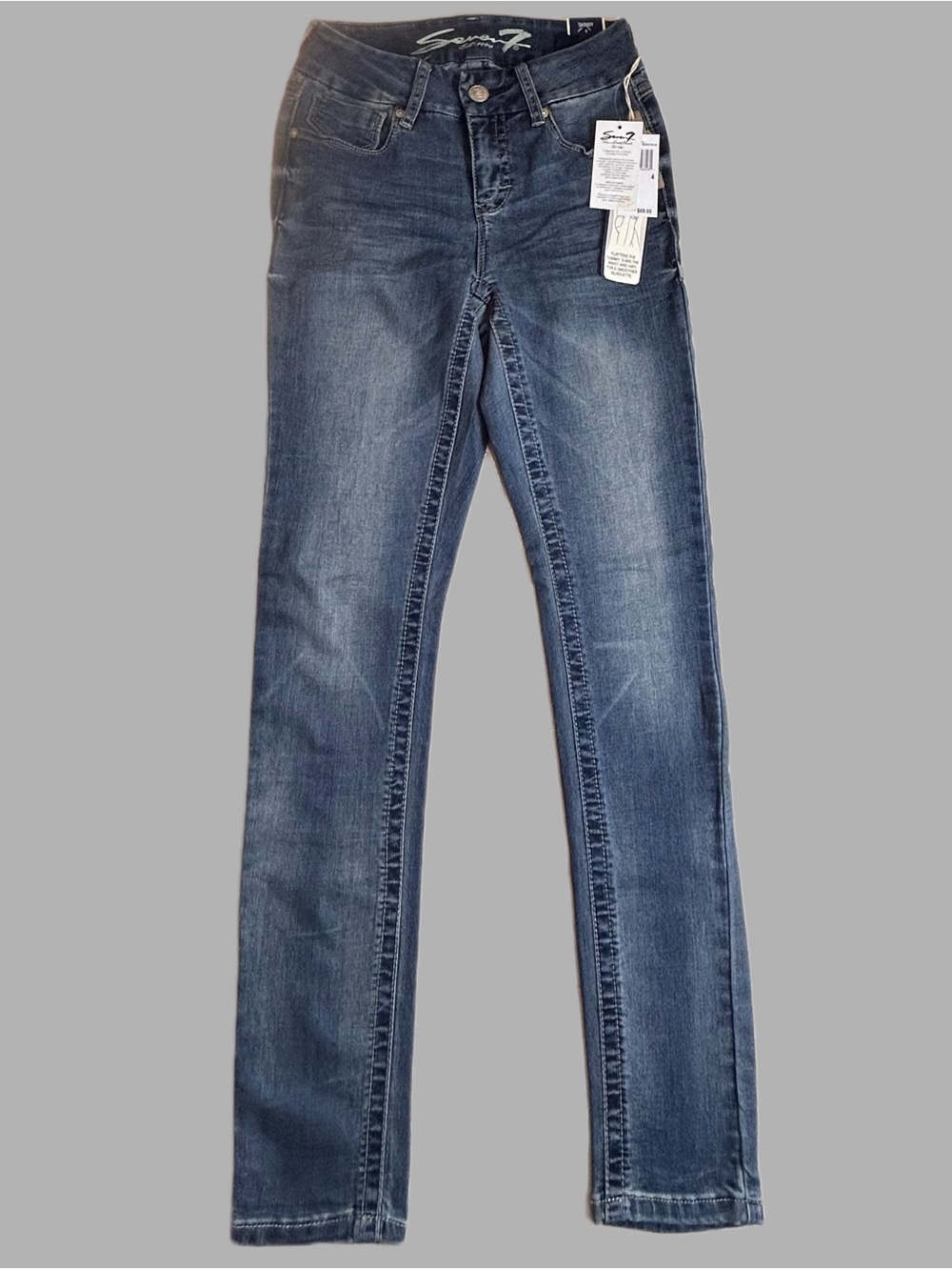 Seven7 Women’s  Light Blue Denim Slim Jeans